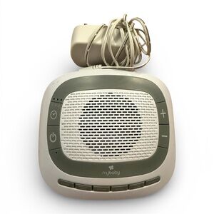 MyBaby White and Gray Portable Sound Machine